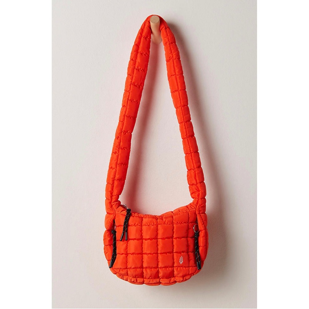 FP Movement By Free People Quilted Baby Carryall Sling Bag Flame Women NWT
